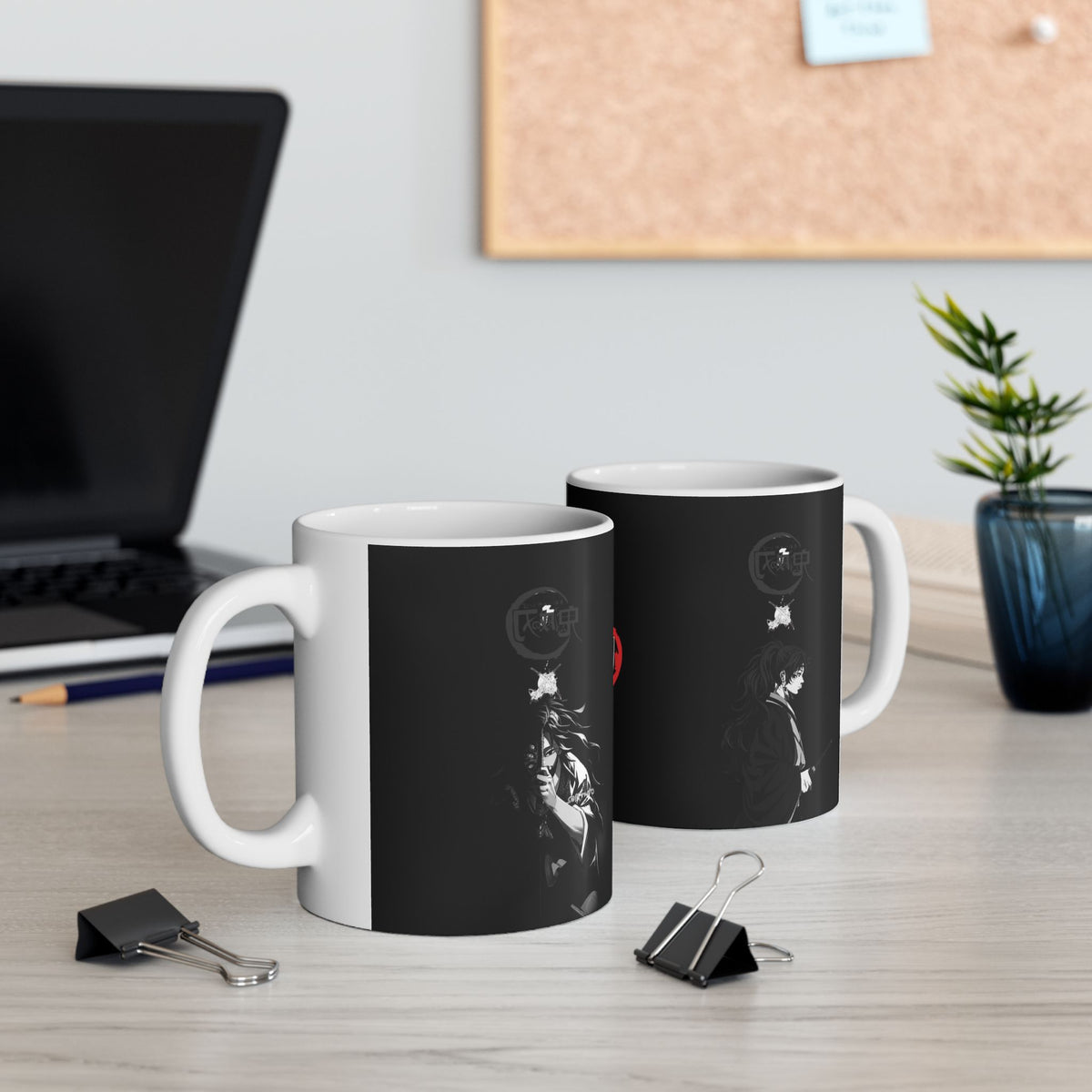 Anime Demon Slayer Logo Ceramic Mug (11oz & 15oz)