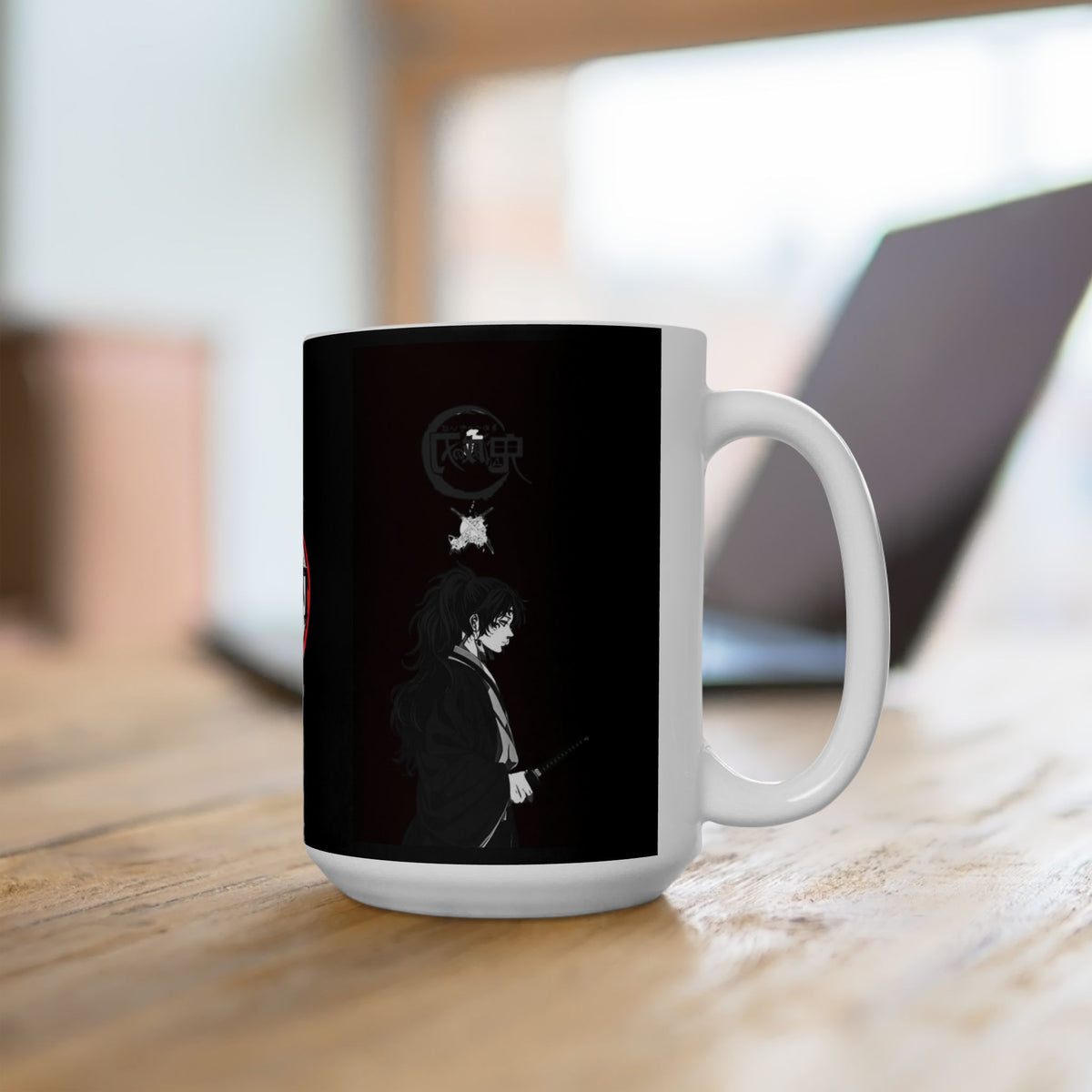 Anime Demon Slayer Logo Ceramic Mug (11oz & 15oz)