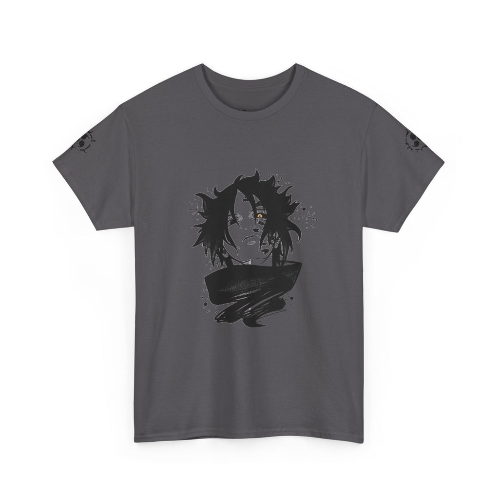 Anime-Inspired Unisex Heavy Cotton Tee, Cute Graphic T-Shirt, Ideal Gift for Fans, Casual Wear, Unique Streetwear