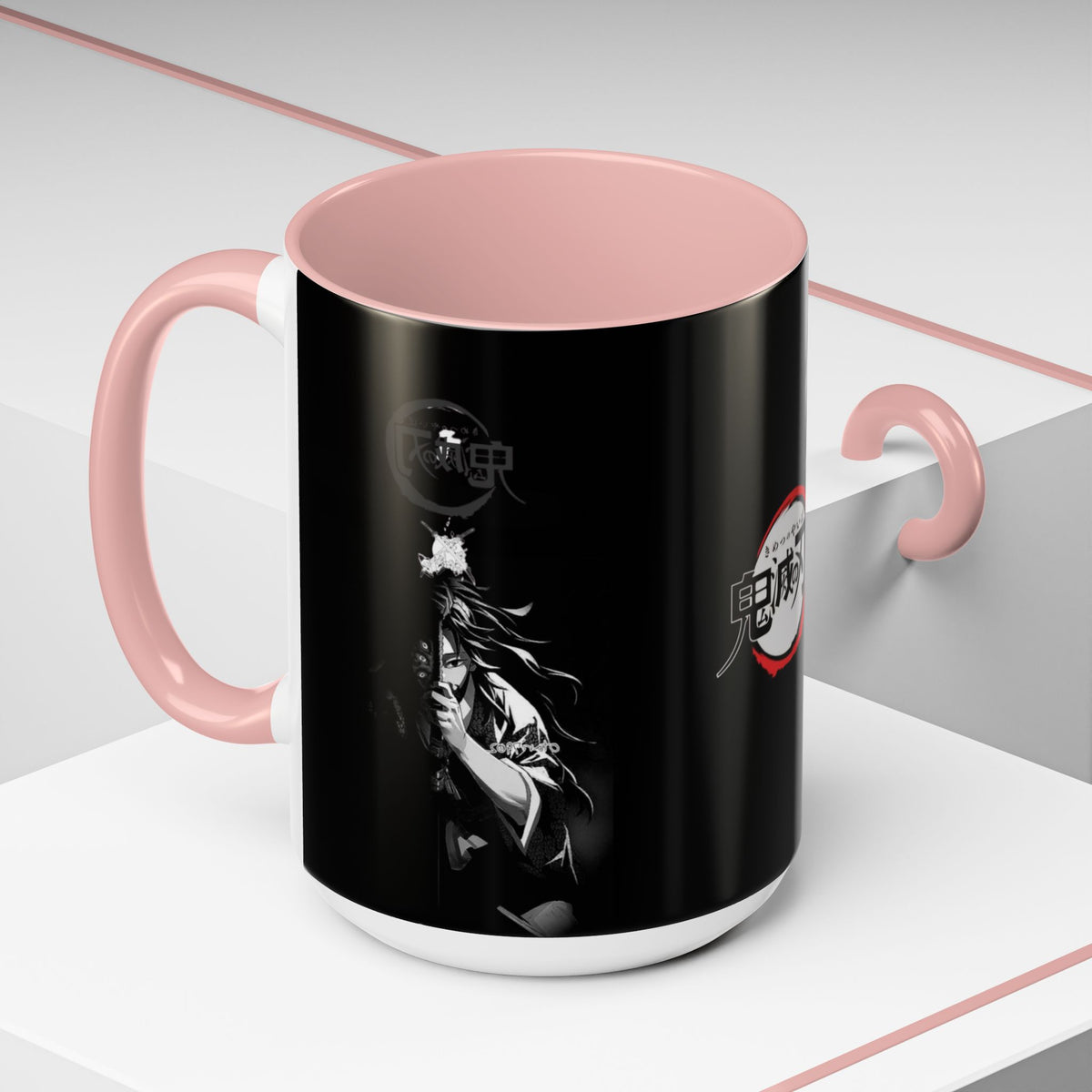 Accent Coffee Mug with Demon Slayer Design, Unique Gift for Anime and coffee Lovers, Perfect for Anime Fans, Collectible Mugs, Home and Office Decor