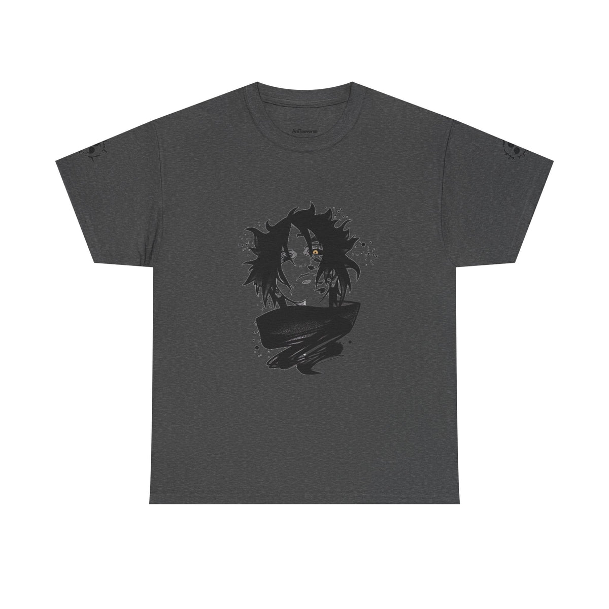 Anime-Inspired Unisex Heavy Cotton Tee, Cute Graphic T-Shirt, Ideal Gift for Fans, Casual Wear, Unique Streetwear