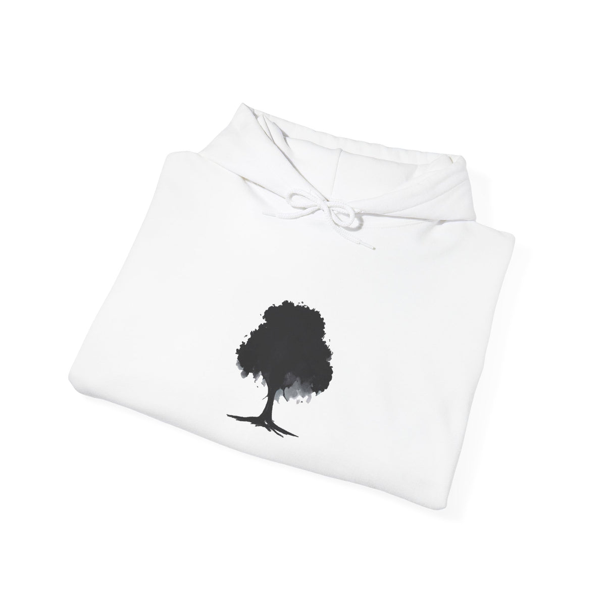 Unisex Hooded Sweatshirt - Dark Side Tree Design, Cozy Casual Wear, Perfect Gift for Fall, Halloween, or Everyday Comfort