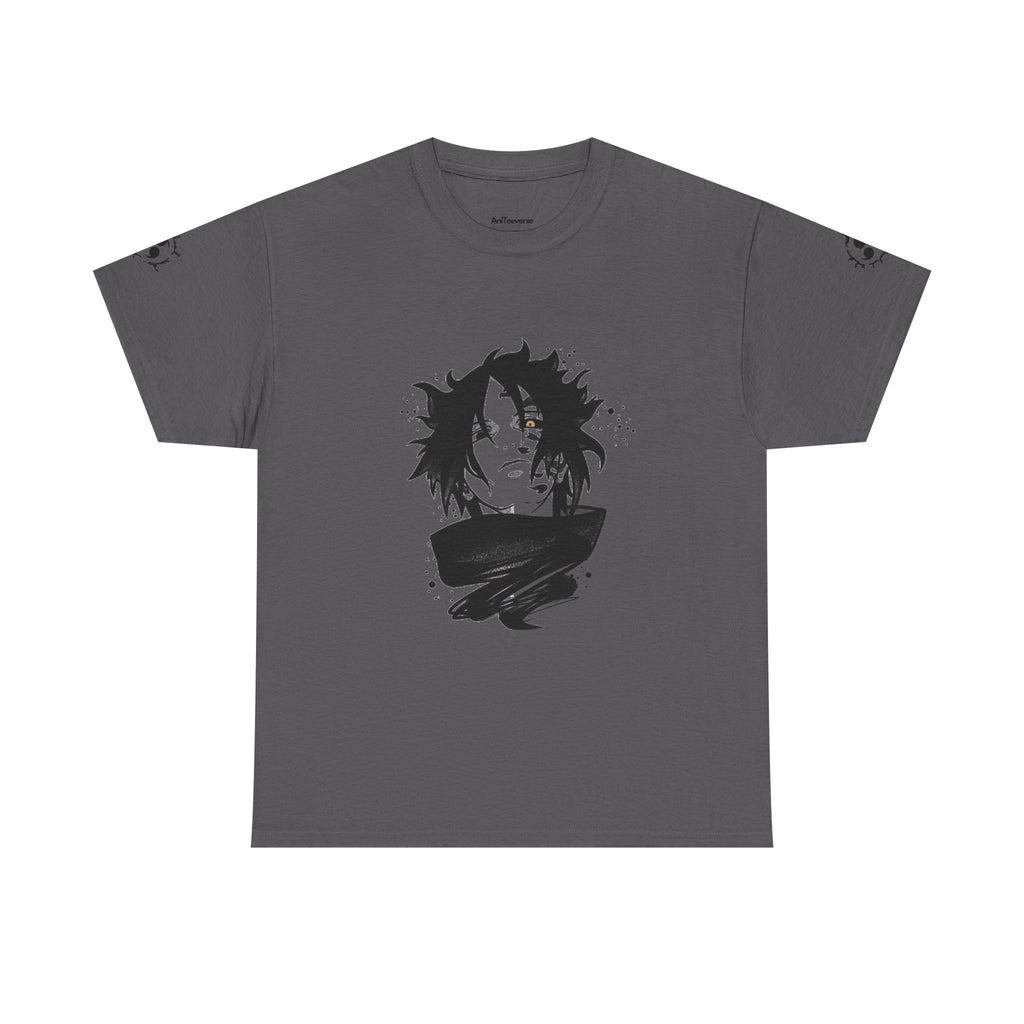 Anime-Inspired Unisex Heavy Cotton Tee, Cute Graphic T-Shirt, Ideal Gift for Fans, Casual Wear, Unique Streetwear