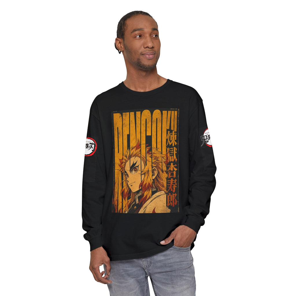 Demon Slayer Kyojuro Rengoku Long Sleeve Tee