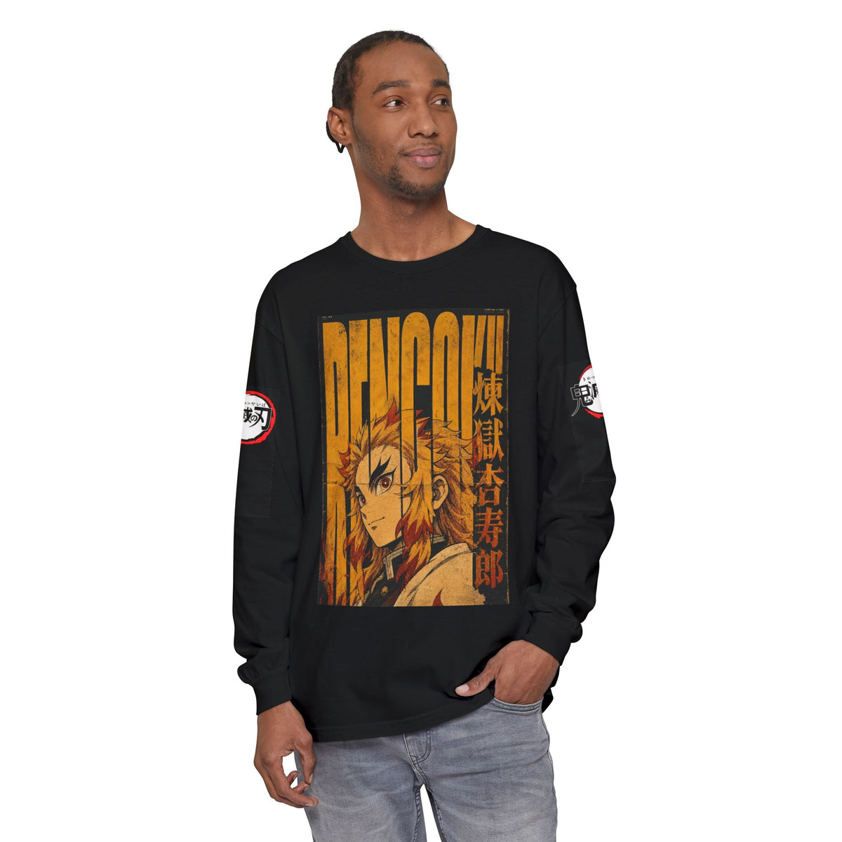 Demon Slayer Kyojuro Rengoku Long Sleeve Tee