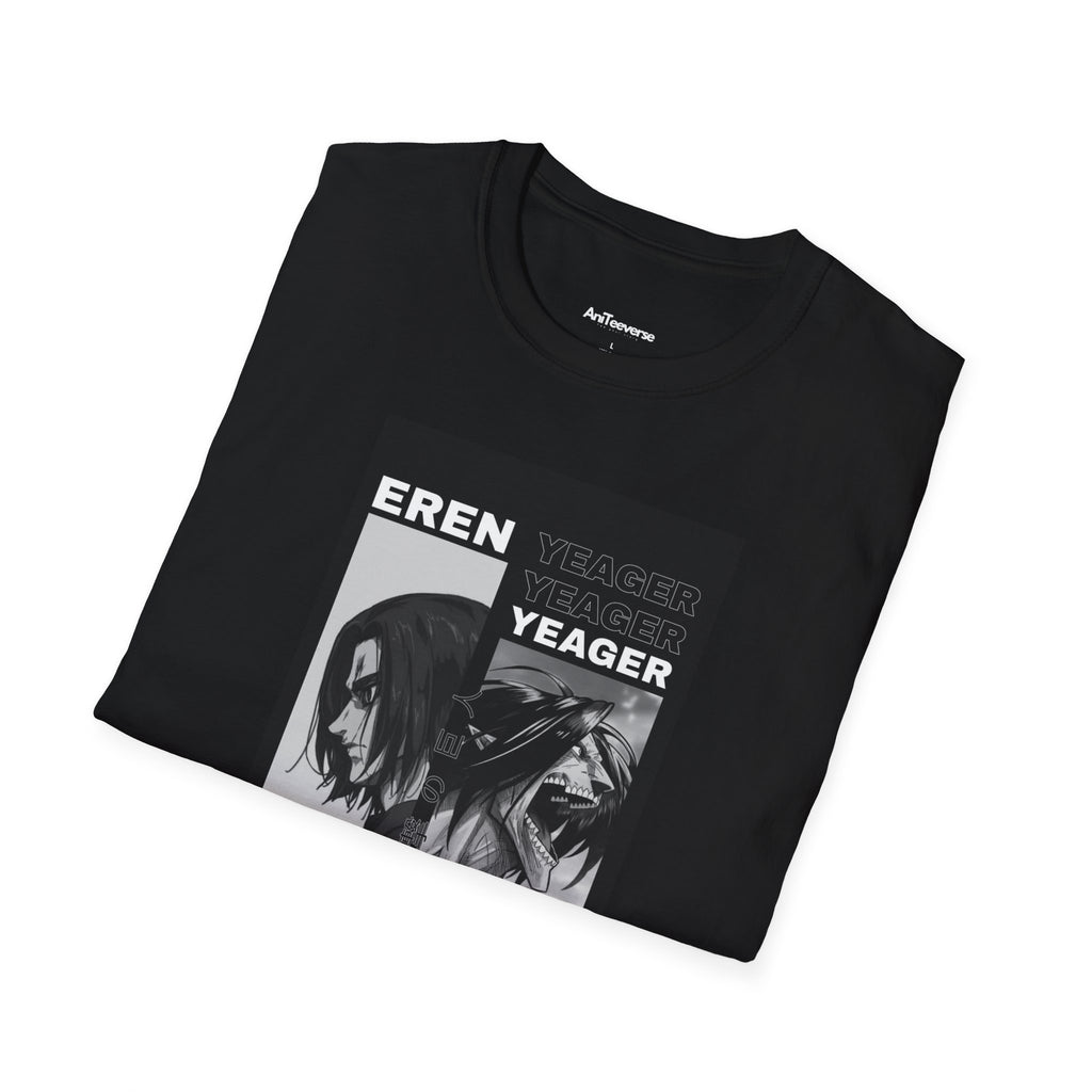 Eren Yeager Graphic Tee, Unisex T-Shirt, Anime Fan Apparel, Attack on Titan Merch, Casual Streetwear
