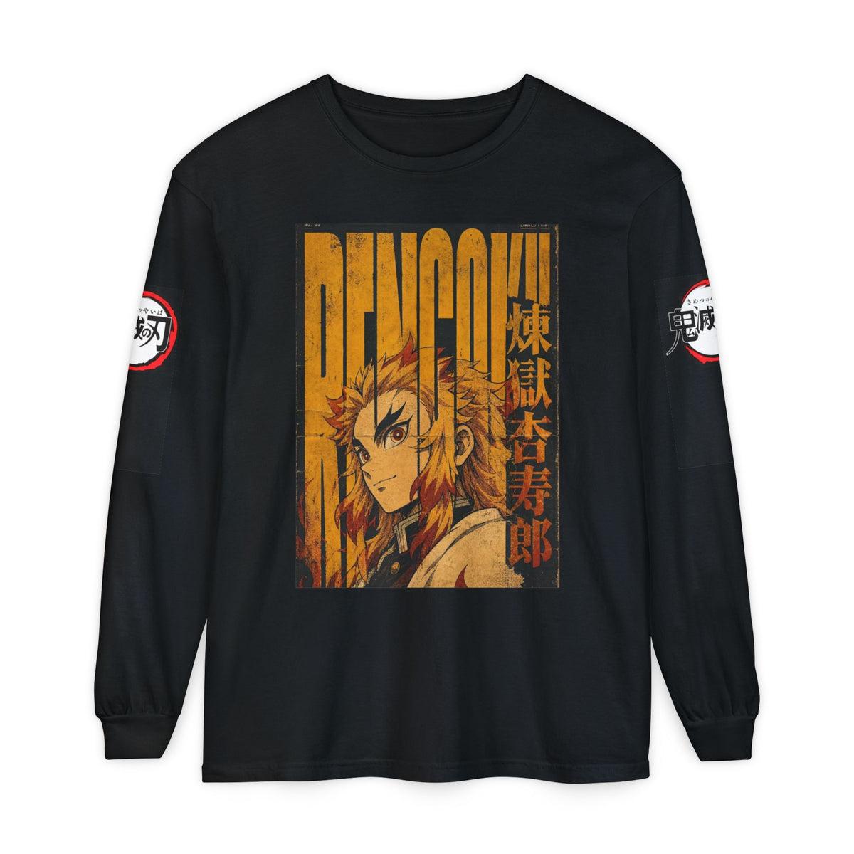 Demon Slayer Kyojuro Rengoku Long Sleeve Tee