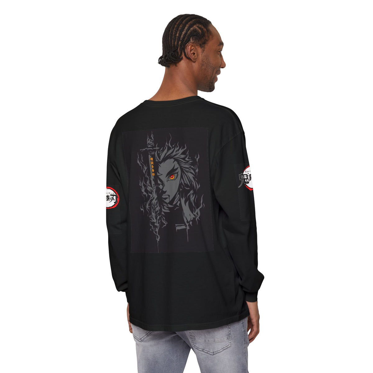 Demon Slayer Kyojuro Rengoku Long Sleeve Tee