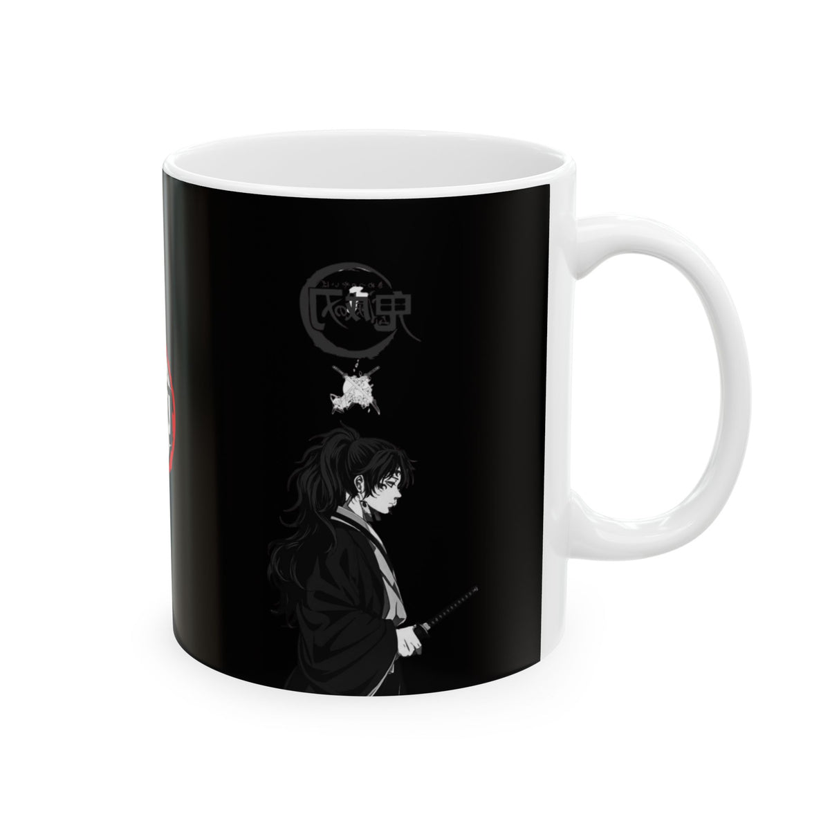 Anime Demon Slayer Logo Ceramic Mug (11oz & 15oz)