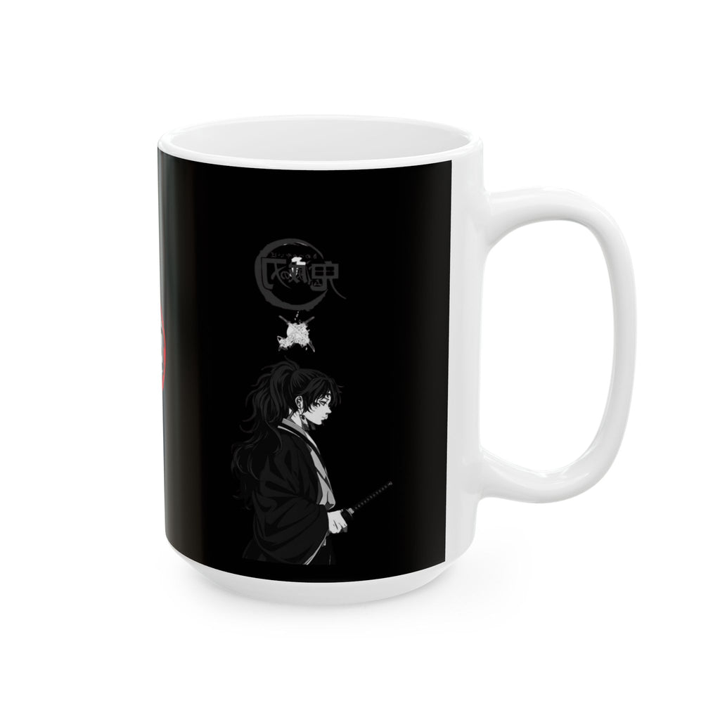 Anime Demon Slayer Logo Ceramic Mug (11oz & 15oz)