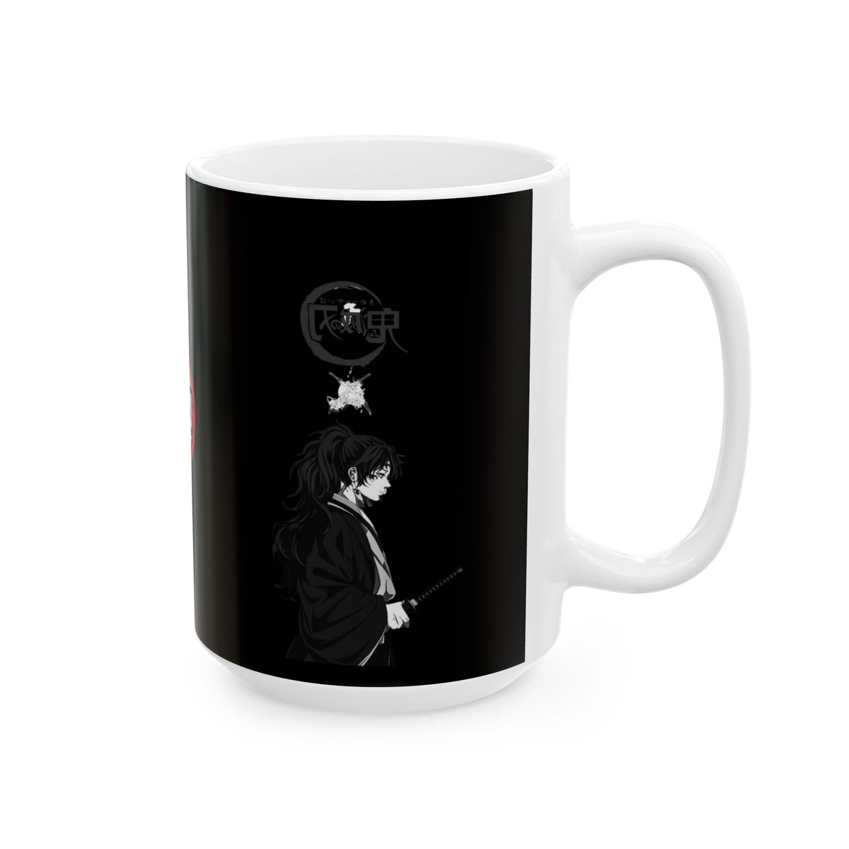 Anime Demon Slayer Logo Ceramic Mug (11oz & 15oz)