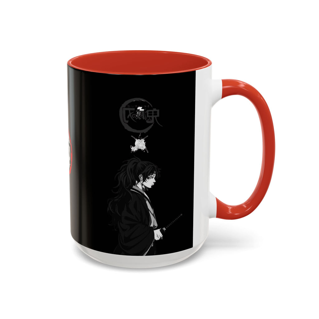 Accent Coffee Mug with Demon Slayer Design, Unique Gift for Anime and coffee Lovers, Perfect for Anime Fans, Collectible Mugs, Home and Office Decor