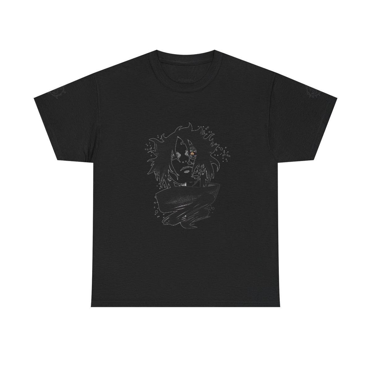 Anime-Inspired Unisex Heavy Cotton Tee, Cute Graphic T-Shirt, Ideal Gift for Fans, Casual Wear, Unique Streetwear