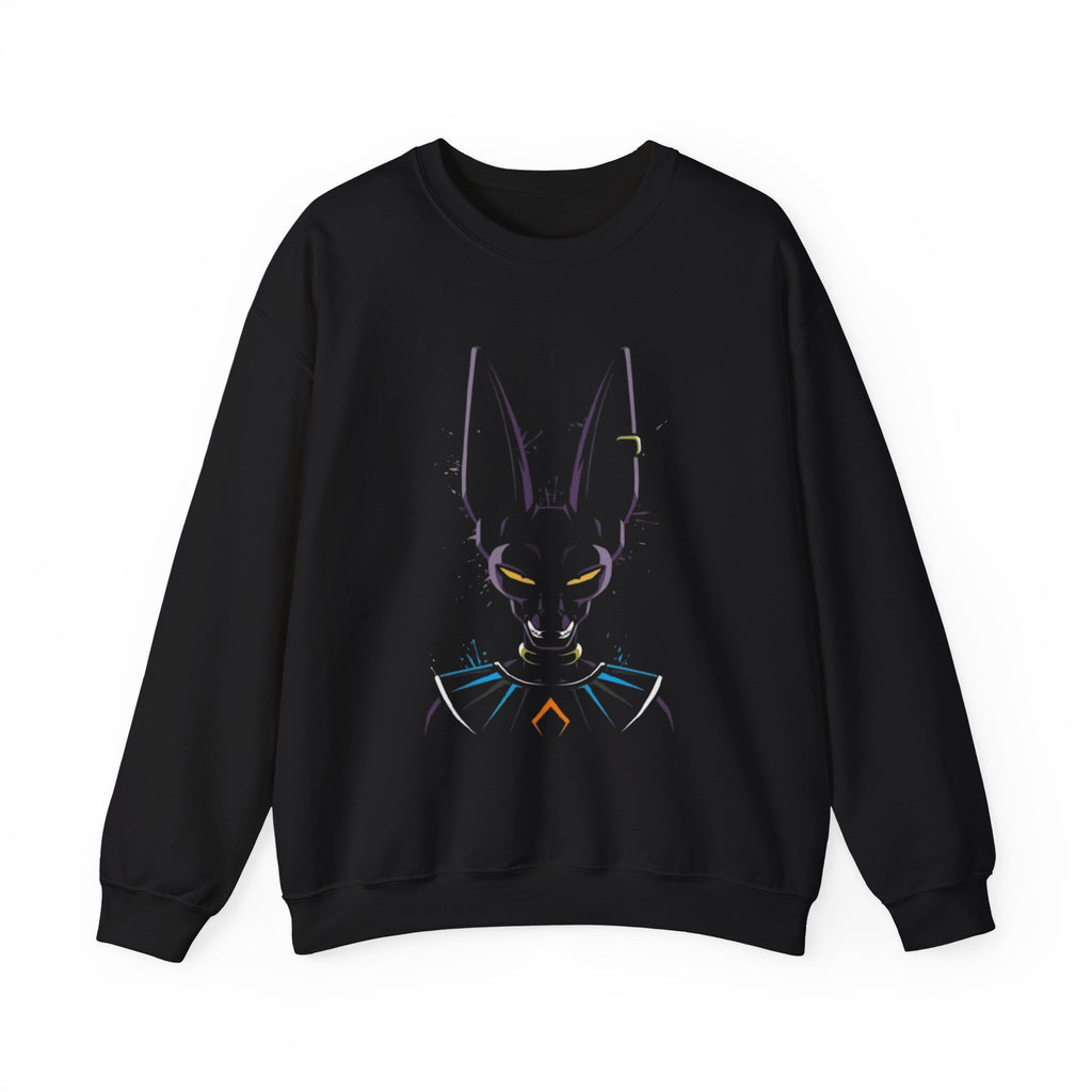 Cool Cat Graphic Crewneck Sweatshirt | Unisex Fashion Sweatshirt | Gift for Cat Lovers | Trendy Casual Wear | Everyday Comfort