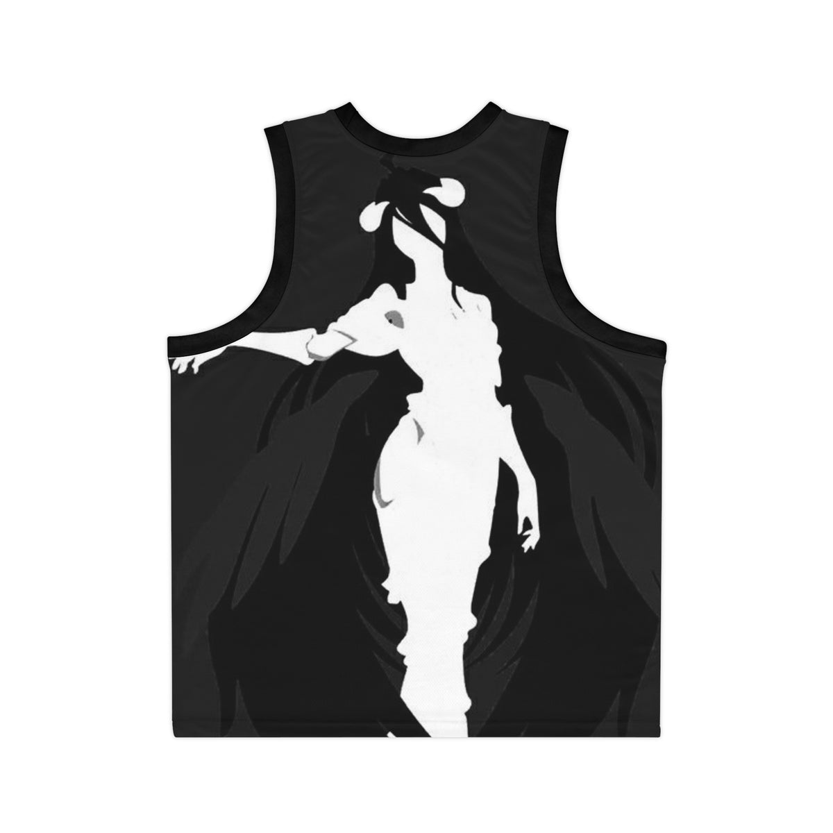 Demonic Femme Basketball Jersey - Gothic Red & Black AOP Tank