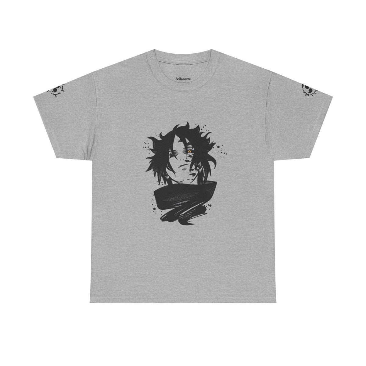 Anime-Inspired Unisex Heavy Cotton Tee, Cute Graphic T-Shirt, Ideal Gift for Fans, Casual Wear, Unique Streetwear