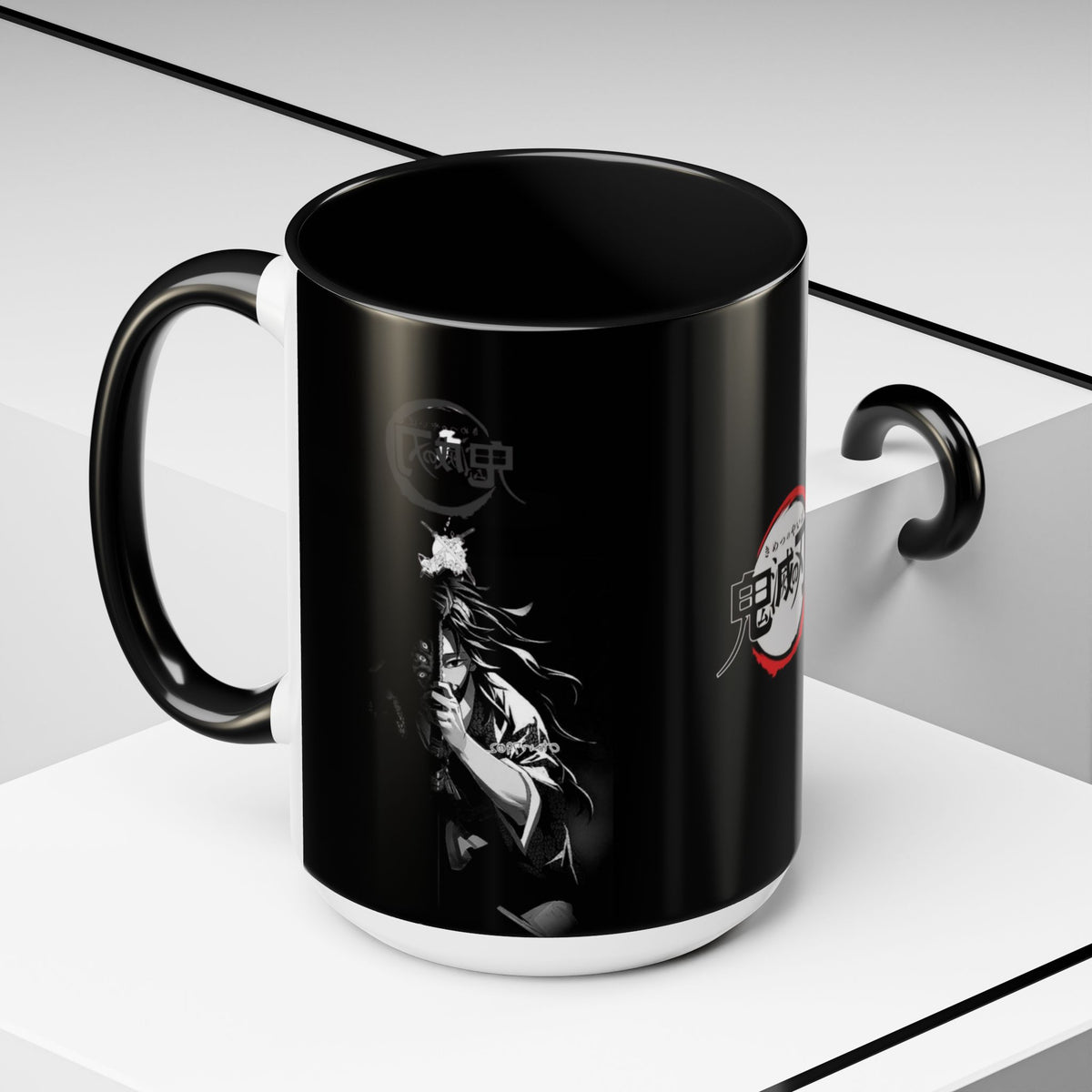Accent Coffee Mug with Demon Slayer Design, Unique Gift for Anime and coffee Lovers, Perfect for Anime Fans, Collectible Mugs, Home and Office Decor