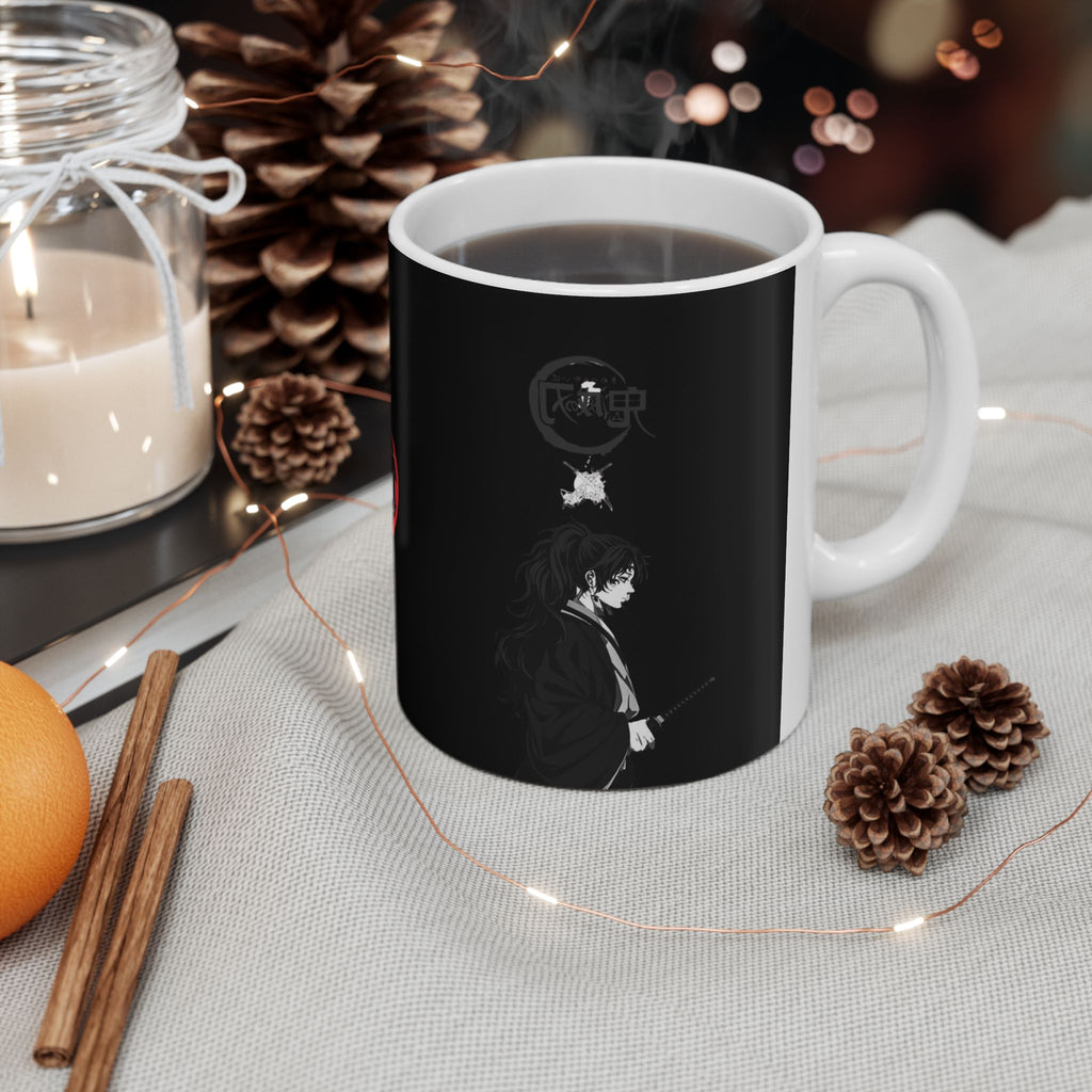 Anime Demon Slayer Logo Ceramic Mug (11oz & 15oz)