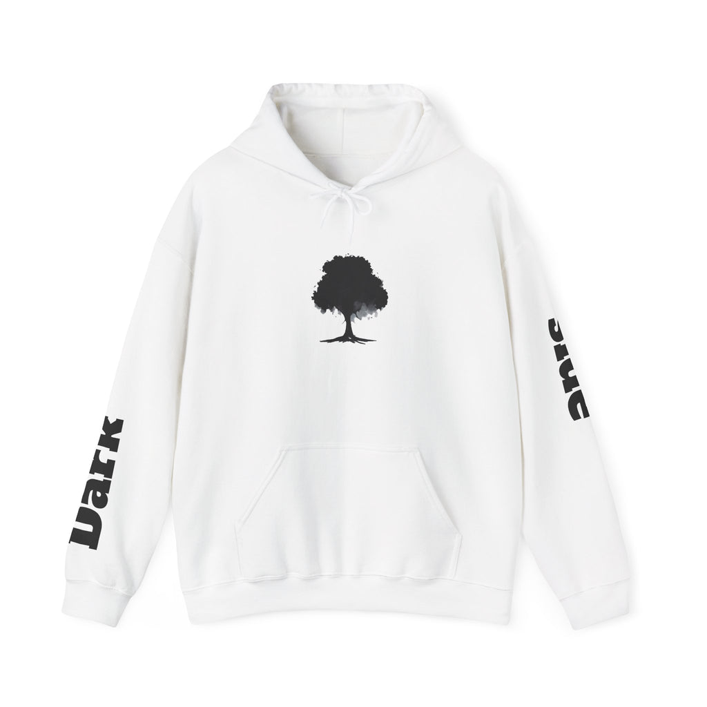 Unisex Hooded Sweatshirt - Dark Side Tree Design, Cozy Casual Wear, Perfect Gift for Fall, Halloween, or Everyday Comfort