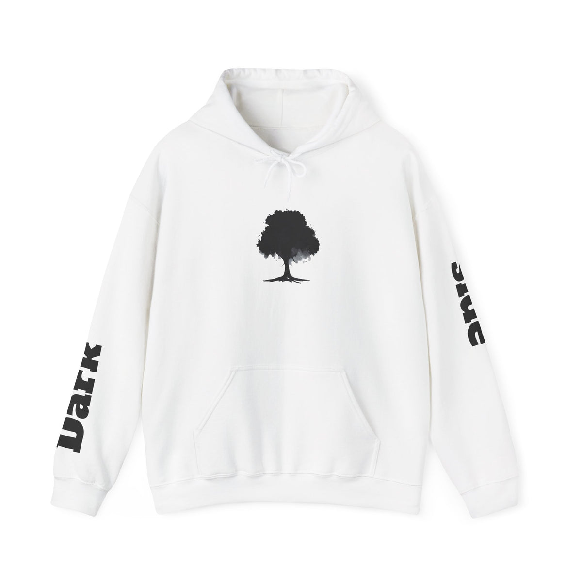 Unisex Hooded Sweatshirt - Dark Side Tree Design, Cozy Casual Wear, Perfect Gift for Fall, Halloween, or Everyday Comfort