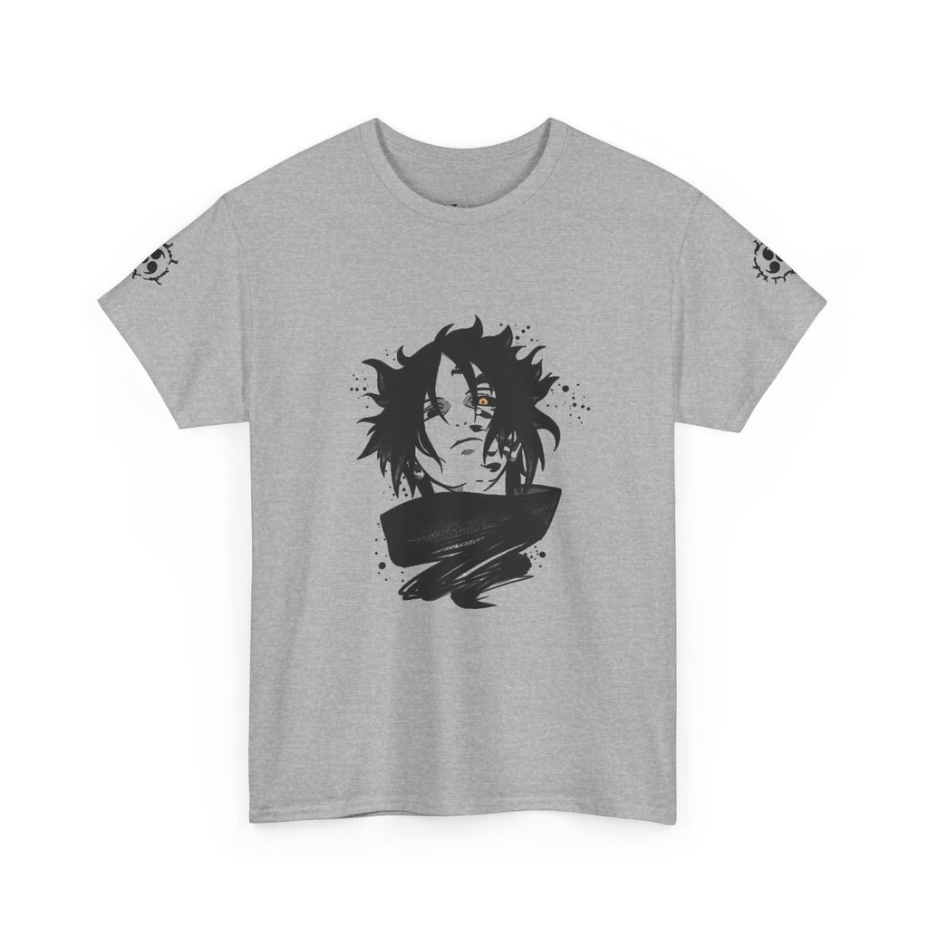 Anime-Inspired Unisex Heavy Cotton Tee, Cute Graphic T-Shirt, Ideal Gift for Fans, Casual Wear, Unique Streetwear