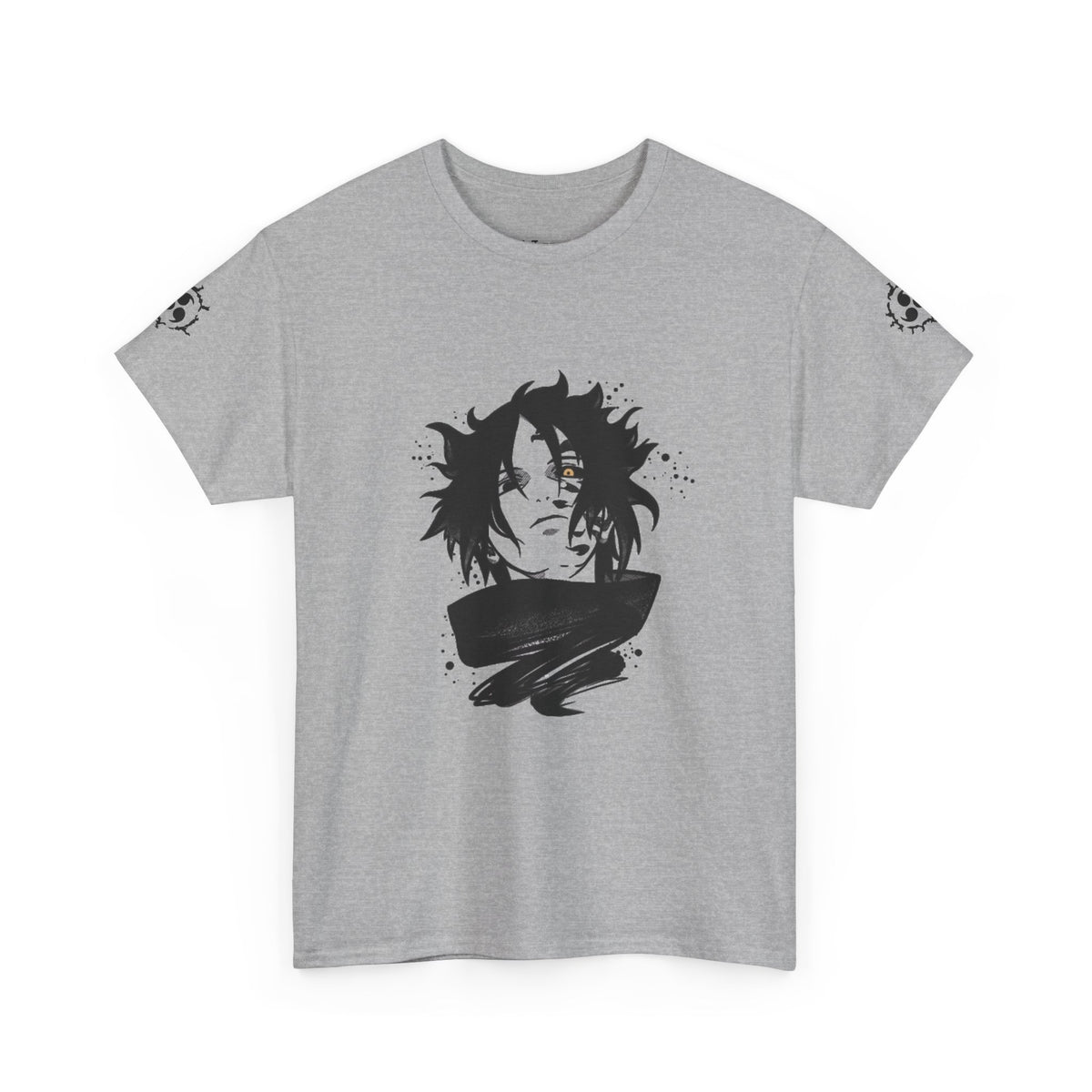 Anime-Inspired Unisex Heavy Cotton Tee, Cute Graphic T-Shirt, Ideal Gift for Fans, Casual Wear, Unique Streetwear
